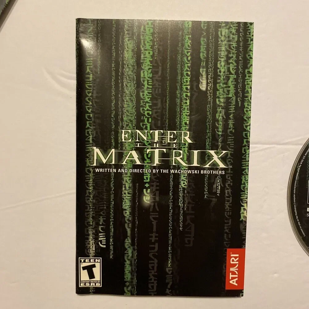 Enter the Matrix (Sony PlayStation 2, 2003) Complete with Manual